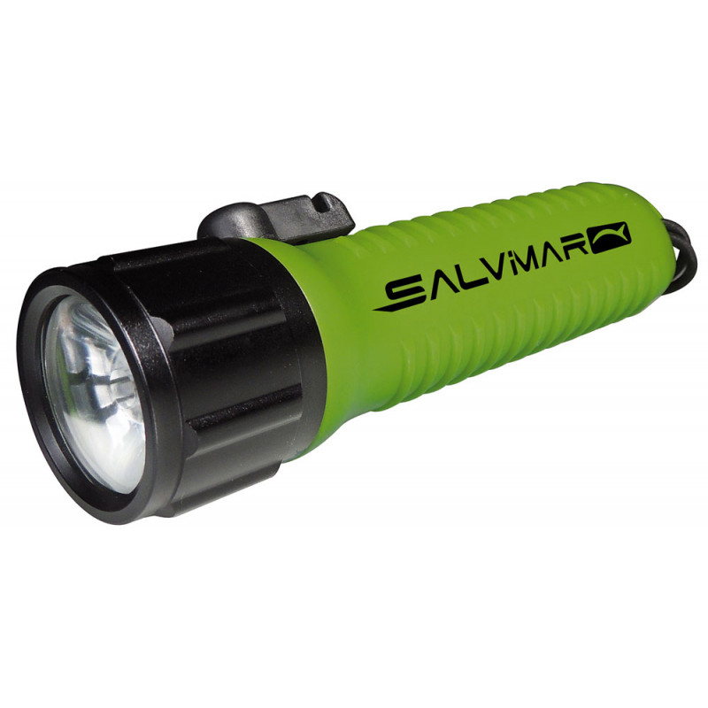 Salvimar Lecoled Torch Torcia Sub Led Nera 4 Batterie AA